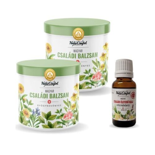 2 db Magyar Családi Balzsam 250 ml és Életerő olaj 20 ml
