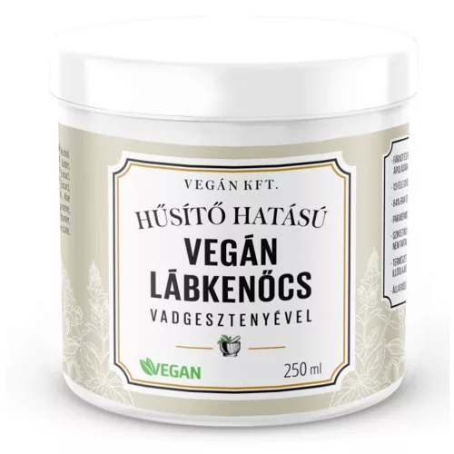 Vegán lábkenőcs vadgesztenyével – hűsítő hatással
